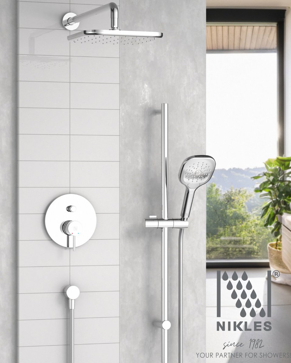 Nikles_Showers's tweet photo. Where modern design meets ultimate shower comfort – a perfect balance of style and innovation. #nikles #niklesshowers #Interiordesign #bathroomideas #showergoals #bathroomdecor #bathroominspo #viral #trending https://t.co/48Crh37d3S