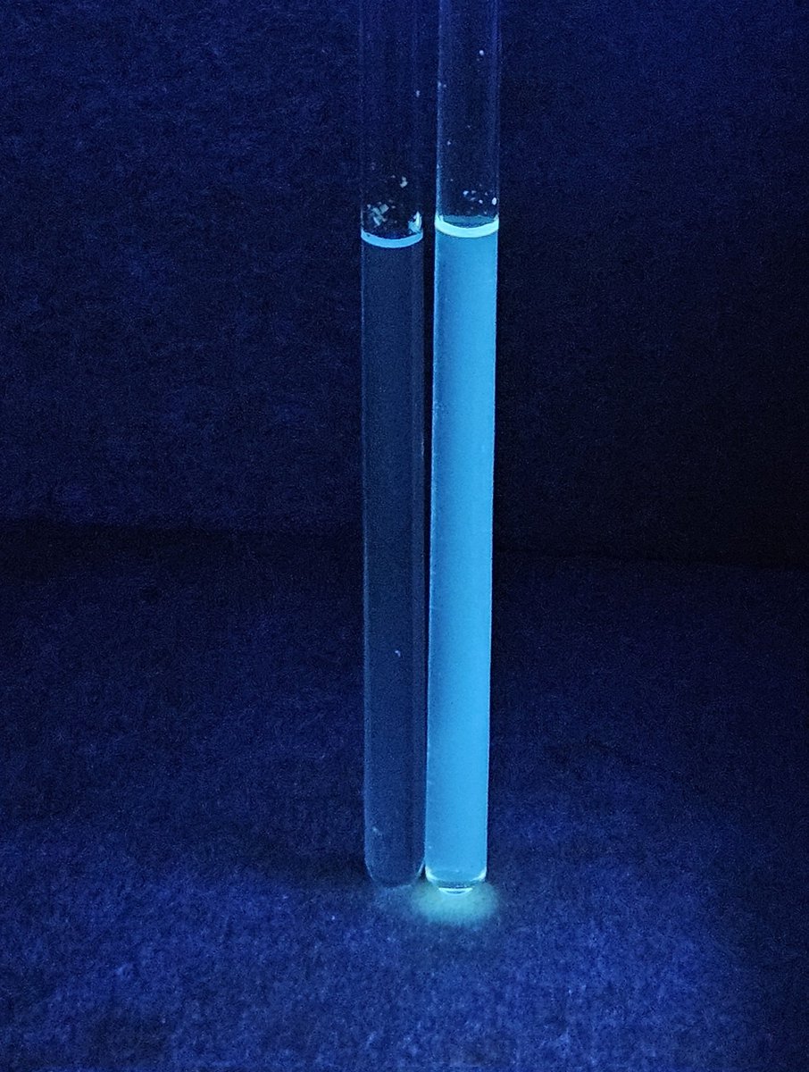 One reaction, two steps, and fluorescence is born ✨️🩵