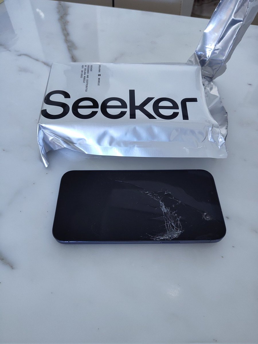 codecowboy.sol (@code_cowboy_) on Twitter photo My <a href="/solanamobile/">Seeker | Solana Mobile</a> finally arrived so I smashed my #iPhone with a #hammer 🔨 , that's how much I love Solana My <a href="/solanamobile/">Seeker | Solana Mobile</a> finally arrived so I smashed my #iPhone with a #hammer 🔨 , that's how much I love Solana