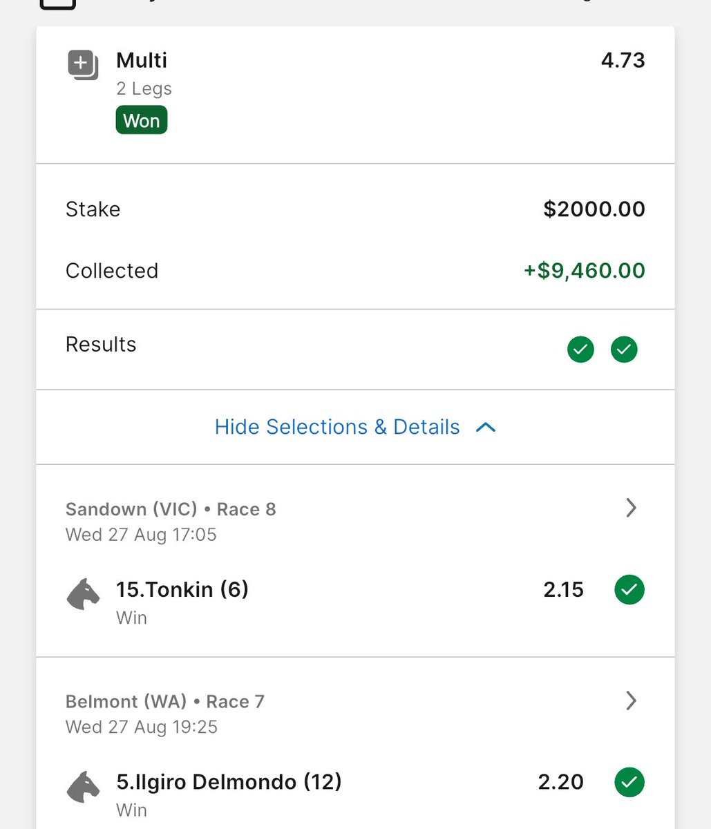 Safety bet win, trust the process <a href="/TheEquineCoder/">TheEquineCoder</a>