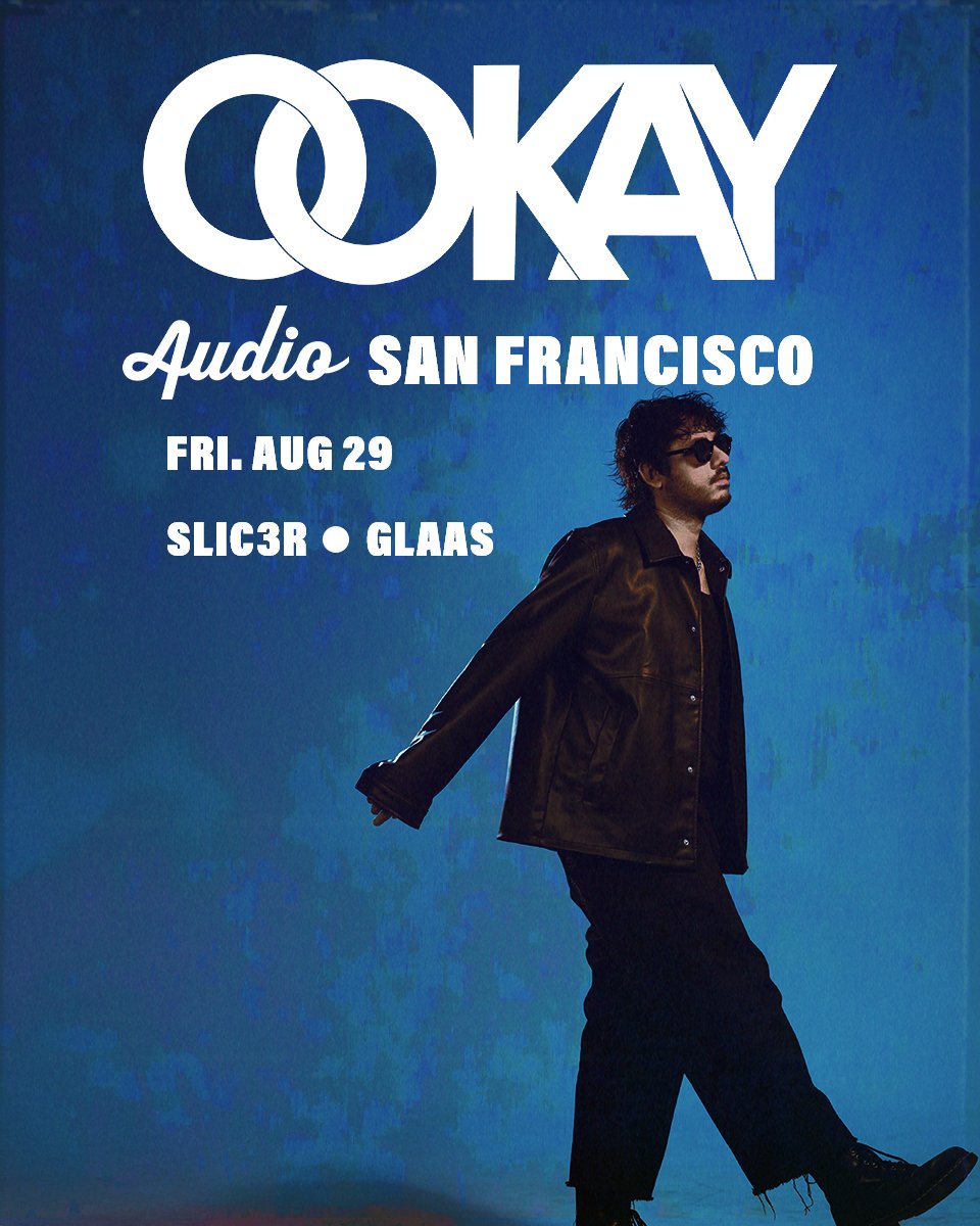 DEBUT @ AUDIO IN SF, CA TN‼️
🎫 eventim.us/event/ookay/66… 🎫