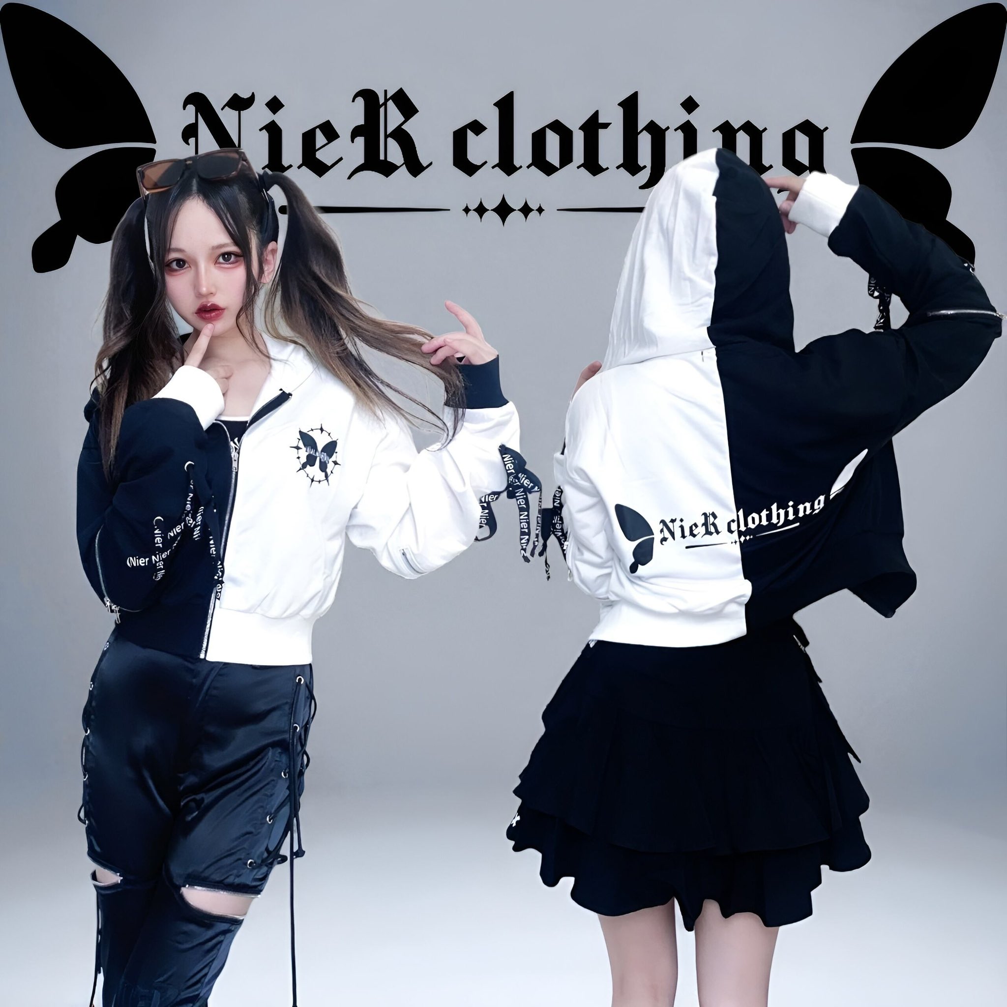 NieR 超高品質 BLACK GAMER'S ZONE ZIP OUTER NieR 超高品質 BLACK GAMER'S ZONE ZIP OUTER - メルカリ