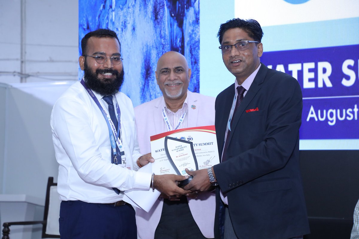 We're proud to share that Ankit Kumar, Manager, Harit by HCLFoundation, moderated two insightful panels at the Water Sustainability Summit 2025 (PHDCCI):

💧 Session 1, titled, "Digital Transformation in Water Management" was centered around IoT, AI &amp; predictive analytics in