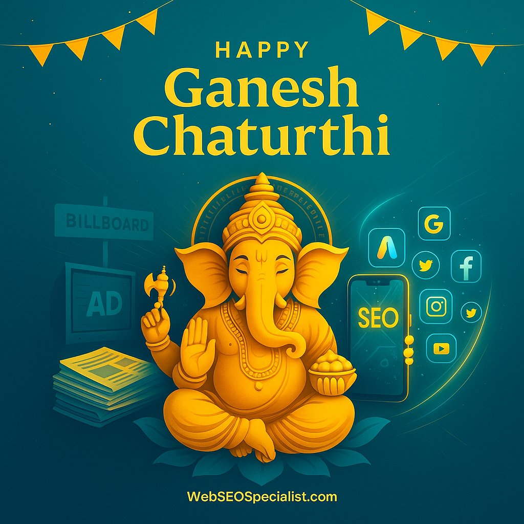 webseospecialis's tweet image. May Lord Ganesha remove obstacles and open doors to growth, wisdom &amp;amp; success. 🙏✨
Happy Ganesh Chaturthi 🚀🌸
#GaneshChaturthi #GaneshChaturthi2025 #ganeshchaturthicelebration #GaneshChaturthiWishes #NewBeginnings #GrowthMindset #DigitalSuccess #WebSEOSpecialist