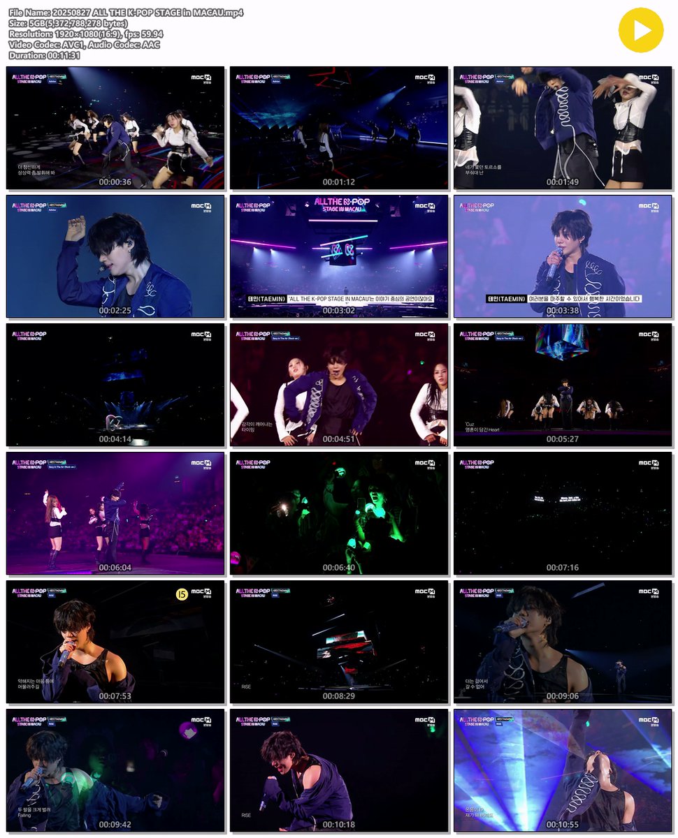20250827 ALL THE K-POP STAGE in MACAU_TAEMIN by젤즈.mp4
#태민 #TAEMIN #テミン

영상 공유 기한 ~ 2025.09.03.까지
※ Advice 중반부터 녹화되었습니다 ㅠ
naver.me/x3HjQTB7