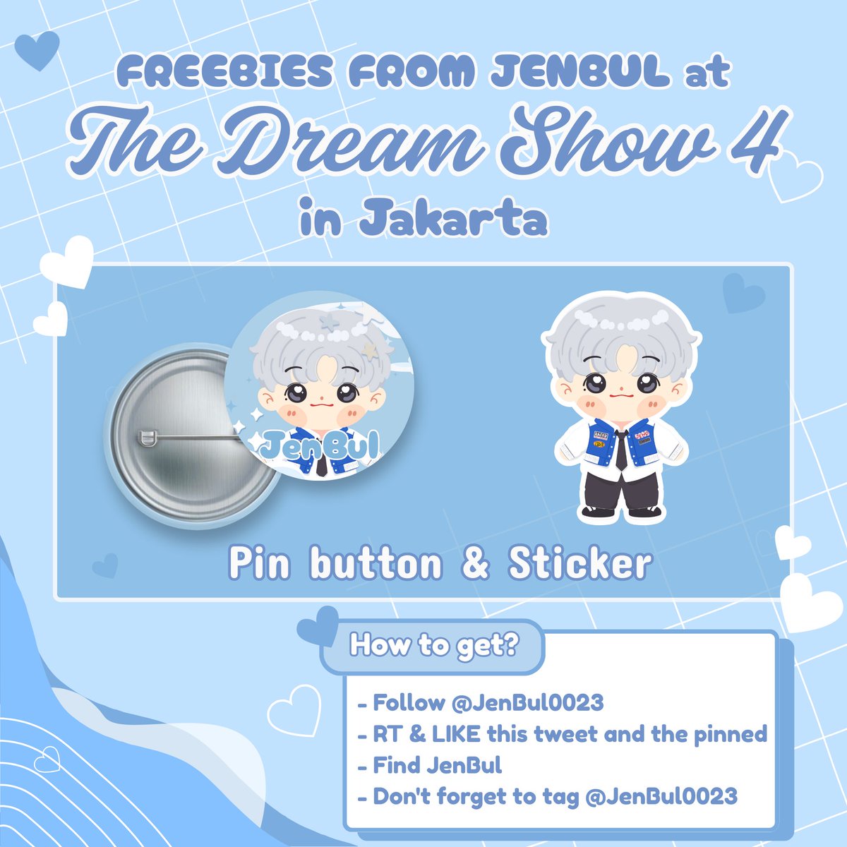 ⋆˙✮ 𝗝𝗘𝗡𝗕𝗨𝗟 𝗕𝗥𝗜𝗡𝗚𝗦 𝗦𝗢𝗠𝗘 𝗙𝗥𝗘𝗘𝗕𝗜𝗘𝗦 ✮⋆˙

𝘾𝙤𝙢𝙚 𝙛𝙞𝙣𝙙 𝙤𝙪𝙩 𝙖𝙩 𝙏𝙝𝙚 𝘿𝙧𝙚𝙖𝙢 𝙎𝙝𝙤𝙬 𝟰 - 𝙝𝙚'𝙨 𝙗𝙧𝙞𝙣𝙜𝙞𝙣𝙜 𝙛𝙧𝙚𝙚𝙗𝙞𝙚𝙨 𝙟𝙪𝙨𝙩 𝙛𝙤𝙧 𝙮𝙤𝙪🎁

𝙃𝙤𝙬 𝙩𝙤 𝙜𝙚𝙩??
🩵𝙁𝙤𝙡𝙡𝙤𝙬 𝙅𝙚𝙣𝘽𝙪𝙡’𝙨 𝙖𝙘𝙘𝙤𝙪𝙣𝙩 𝙩𝙤 𝙗𝙚