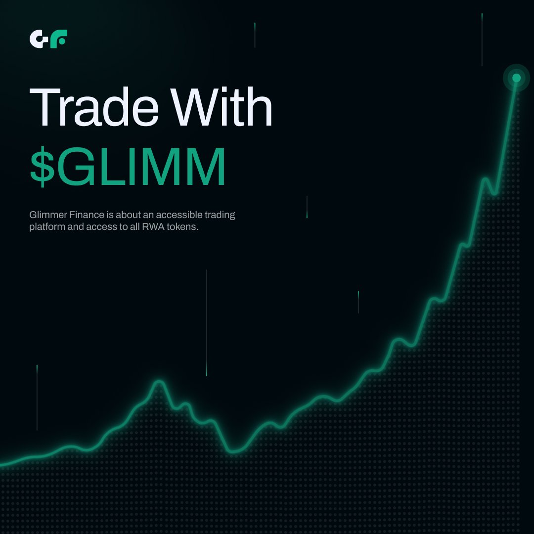 ⚡️ Wall Street has the assets. DeFi has the rails.

Glimmer Finance is about an accessible trading platform and access to all RWA tokens.

The core is the decentralization of the platform, where large companies and solo traders (holders) gather in one place.

✨ Be with $GLIMM