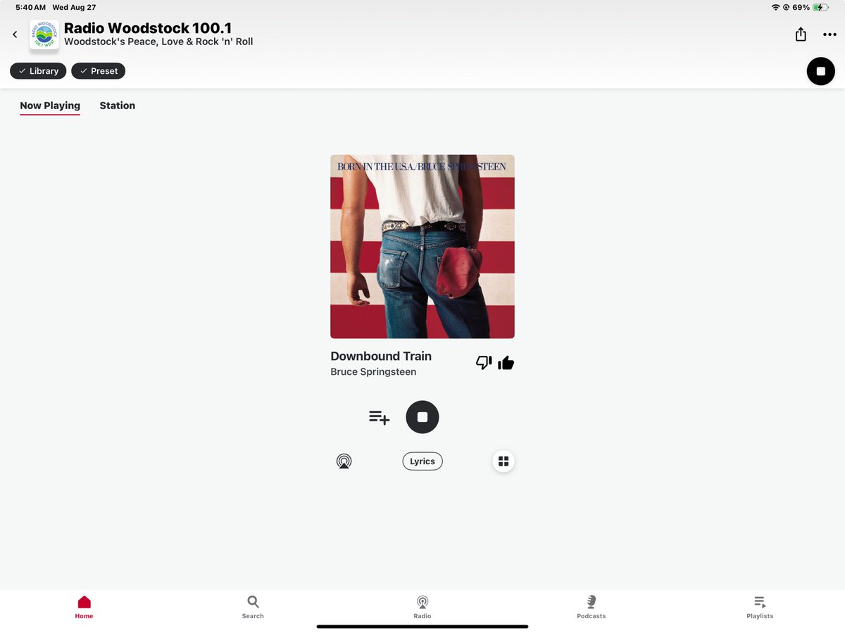 radioangel214's tweet image. @springsteen #RadioWoodstock ⁦@SpringNuts_⁩  starting the day off with a happy 😁. #S7 #SpringNuts #springsteen ❤️🎶🙌👏