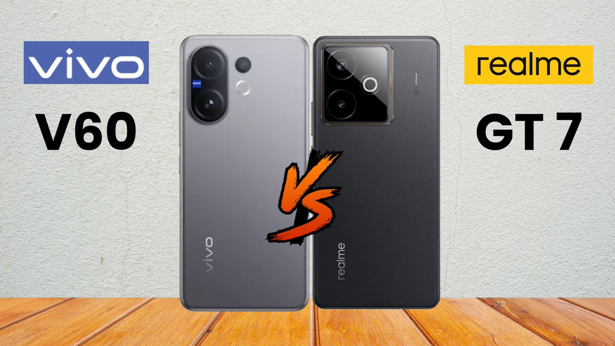 cellfoneclash's tweet photo. Vivo V60 Vs Realme GT 7 - Full Comparison 2025
Watch full video here 👉 https://t.co/inU2w87QQk

#vivoV60 #realmegt7 #comparison https://t.co/NXWy8k4zKm