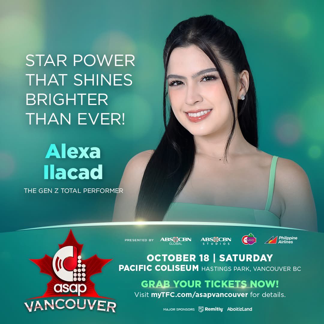 YOUHIDE β’ KDLEX (@youhide00) on Twitter photo π The Multi-Talented Power Couple π
πΆ ββββ KDLEX ββββ π€
Get ready for #ASAPVancouver!
π
Saturday, October 18, 2025
π Pacific Coliseum
ποΈ Secure your tickets now: myTFC.com/asapvancouver
<a href="/kdestrada_/">kyle daiΓ±el estrada</a> <a href="/alexailacad/">Alexa Ilacad βΎ</a>
#KdLex π The Multi-Talented Power Couple π
πΆ ββββ KDLEX ββββ π€
Get ready for #ASAPVancouver!
π
Saturday, October 18, 2025
π Pacific Coliseum
ποΈ Secure your tickets now: myTFC.com/asapvancouver
<a href="/kdestrada_/">kyle daiΓ±el estrada</a> <a href="/alexailacad/">Alexa Ilacad βΎ</a>
#KdLex