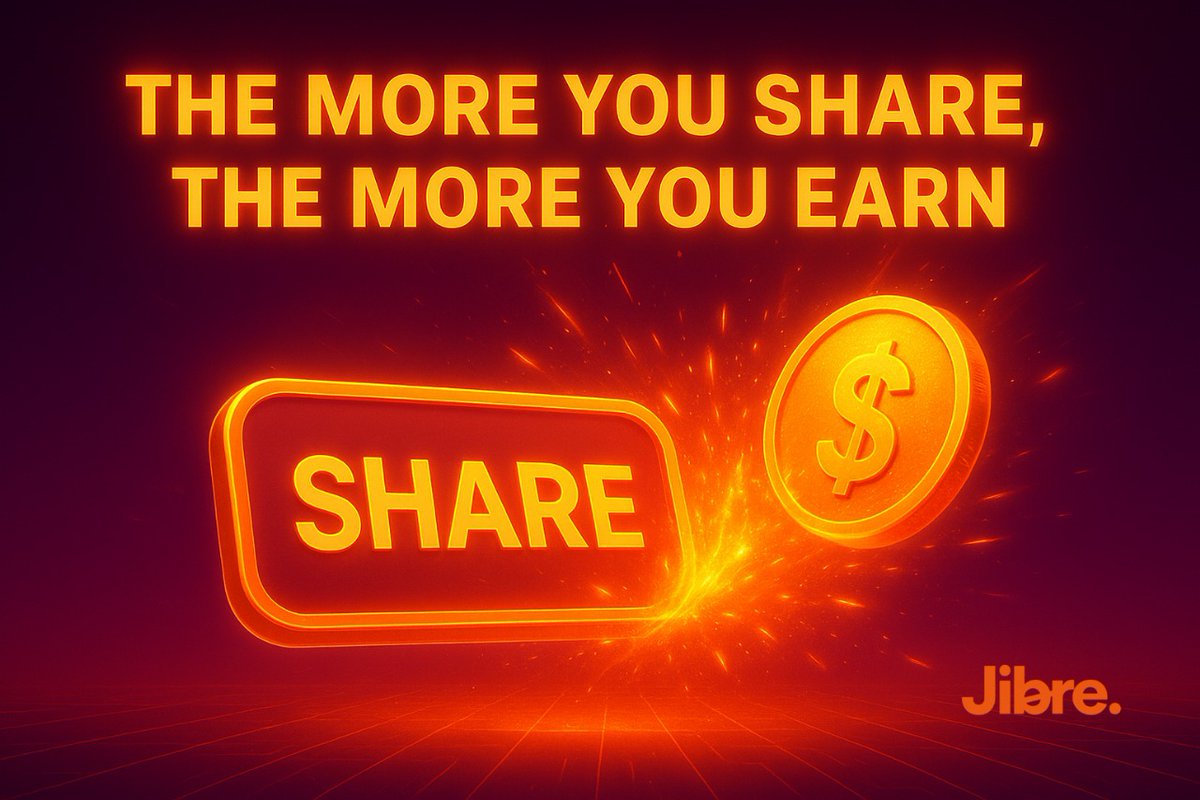 jibre_official's tweet photo. 🚀 The More You Share, The More You Earn!
On Jibre, every post = real rewards.
🎥 Share. 💬 Engage. 💎 Earn.
✨ Turn your influence into income with SocialFi freedom!
#Jibre #SocialFi #EarnWithContent
Join us:
📢 https://t.co/oZi3NMwQEM
🌐 https://t.co/mdg2TUeJOf https://t.co/u5XlAkEX1n
