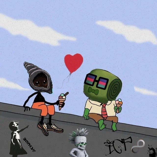 dumbpeddy🤘 (@peddykoopmans) on Twitter photo Just two friends sharing
some time together
Sitting on the rooftop
of the Dfinity building
To eat some good gelato
And Enjoying the view
When suddenly a balloon fly by
Is it from that clown down there
Said NAK or is this graffiti alive ?
<a href="/RuggyICP/">Ruggy Meme Foundation</a>
$NAK & $RUGGY
Only on $ICP Just two friends sharing
some time together
Sitting on the rooftop
of the Dfinity building
To eat some good gelato
And Enjoying the view
When suddenly a balloon fly by
Is it from that clown down there
Said NAK or is this graffiti alive ?
<a href="/RuggyICP/">Ruggy Meme Foundation</a>
$NAK & $RUGGY
Only on $ICP
