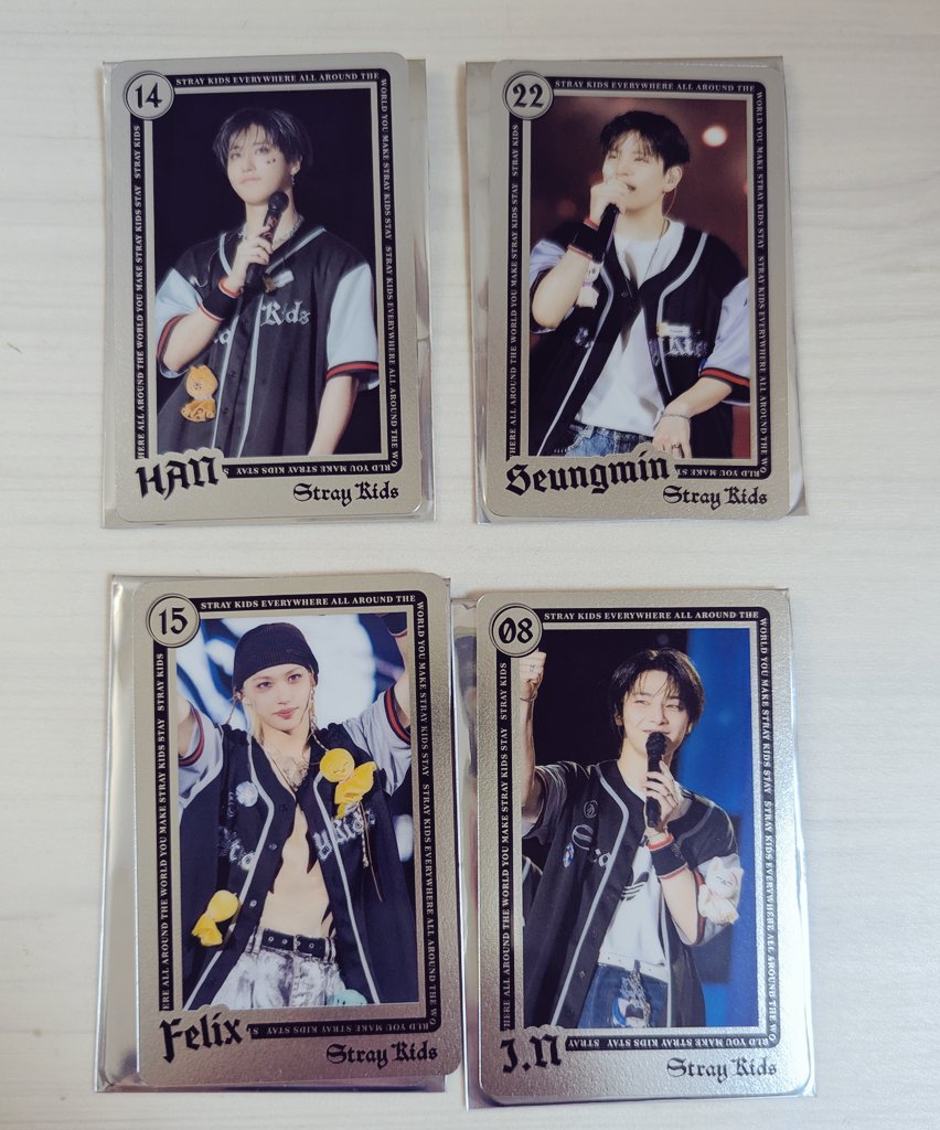 StrayKids スキズ dominATE エコパ 事後通販 フォトカード Stray