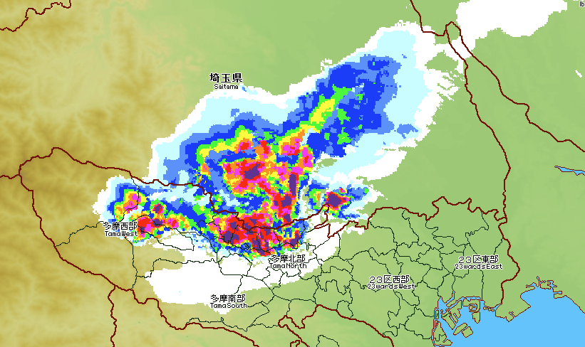 「豪雨接近中。最近はゲリラ豪雨って使わないのかな」|星野茂樹（『解体屋ゲン』原作者）のイラスト