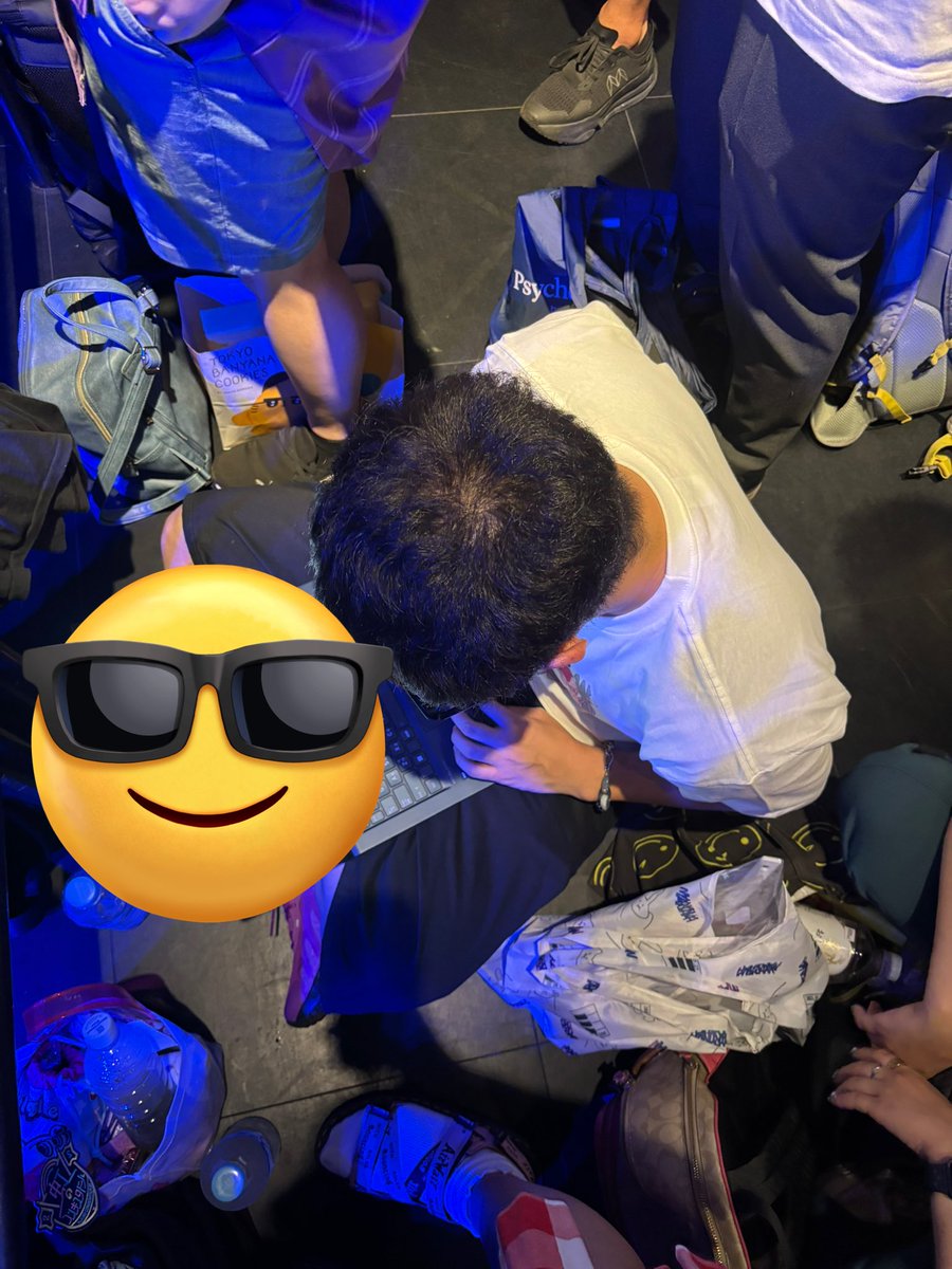 直前まで仕事していて草ァ