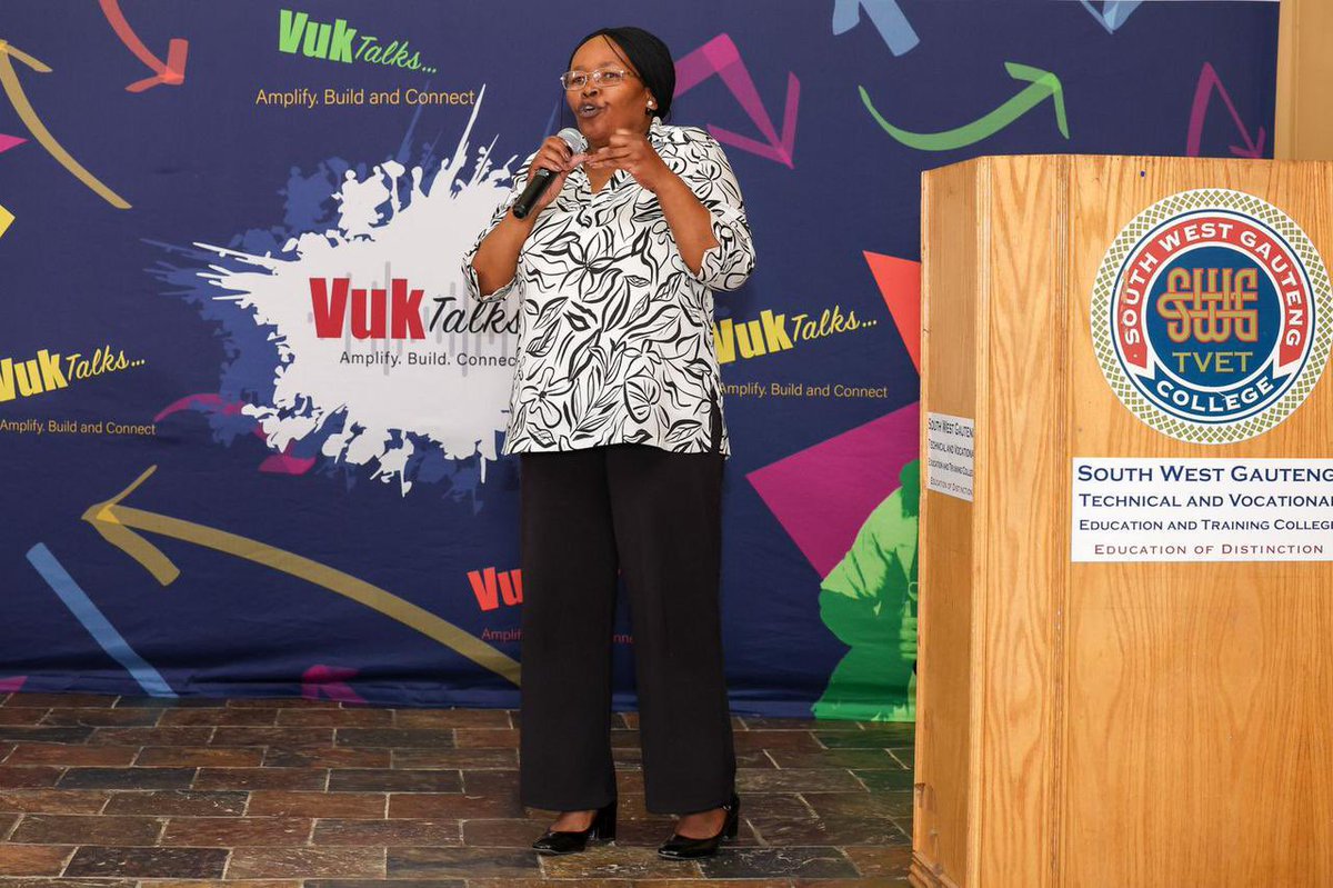 GoZa_TV_'s tweet image. The Vuk’ Talks seminar has landed at Molapo Campus! In partnership with South West Gauteng TVET College Soweto, we’re bringing students real talk on careers in Engineering, Utility, and Business. Powered by GCIS, inspiring the next generation of game-changers.
#GovZAUpdates #GCIS