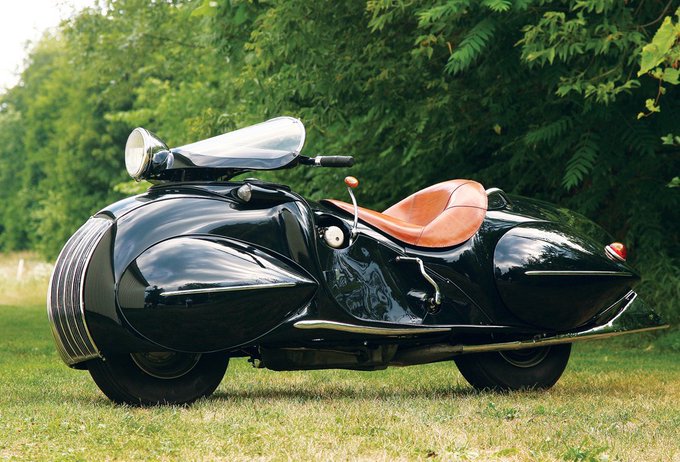 The Art Deco 1929 Henderson Streamliner Motorcycle, California