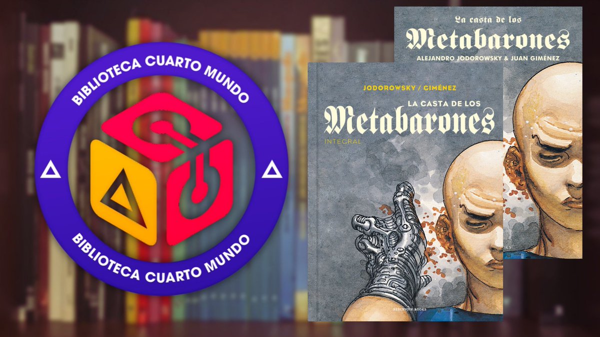 Este video de la #BibliotecaCuartoMundo la verdad fue grabado hace unos años. ¿Cuál es la diferencia entre las ediciones de La Casta de los Metabarones de Reservoir Books? Pues las revisamos aquí.

youtu.be/yyQVgurfXN0