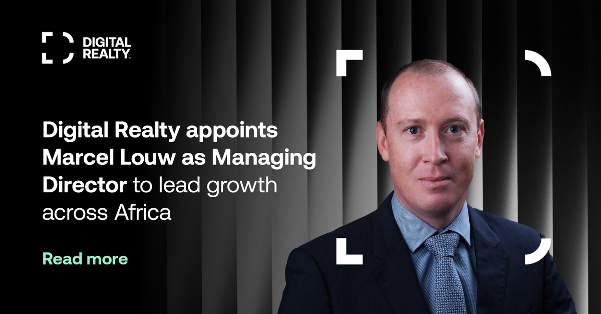 Welcome, Marcel Louw - our Managing Director in Africa, who joins us to provide strategic leadership across Kenya, Mozambique, Nigeria, and Ghana as we strengthen our presence across the continent.  Join us in welcoming, Marcel! okt.to/NpwTUS

#TheDataMeetingPlace