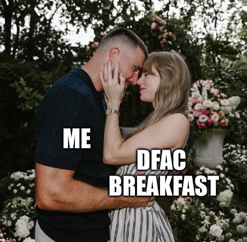 Happy Captain (@eodhappycaptain) on Twitter photo If there is one meal the military can’t mess up, it’s breakfast. Extra points if there is a omelette bar. If there is one meal the military can’t mess up, it’s breakfast. Extra points if there is a omelette bar.