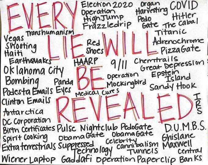 EVERY LIE WILL BE REVEALED