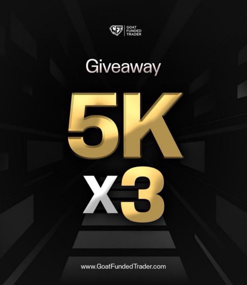 Goatfunded Trader Giveaway Alert ‼️ 

3 x 5k GFT Giveaway Accounts 🎉 

⚠️N/B. You Must Complete all Tasks To Qualify.

- Must Follow 
• @Neyion10 • <a href="/EdwardXLreal/">Edward XL | CEO of GoatFundedTrader</a> 
• <a href="/GoatFunded/">Goat Funded Trader</a> • <a href="/Fx360_Blog/">Fx360</a>  • <a href="/KokuMoses/">youfoundmeinnnit</a> 

- LIKE , RETWEET &amp; Tag 3 Friends

- Must Also Follow 
•