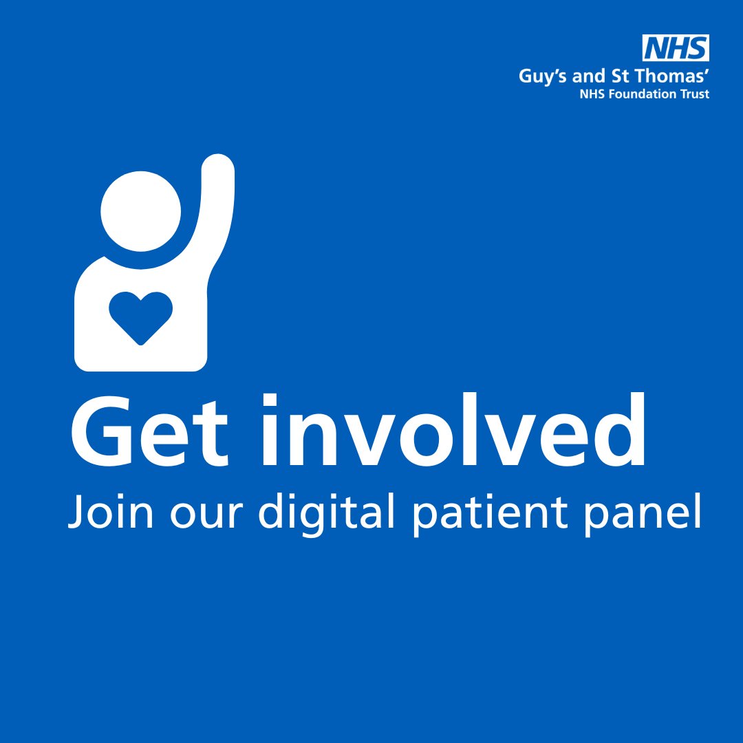 Help shape digital healthcare at Guy’s and St Thomas’. 💻📱 

Been a patient or carer in the last 5 years? Join our digital patient panel to share your voice. Whether you're tech-savvy or just getting started, your voice matters. 

Apply by 31 August 👉 guysandstthomas.nhs.uk/digitalpatient…