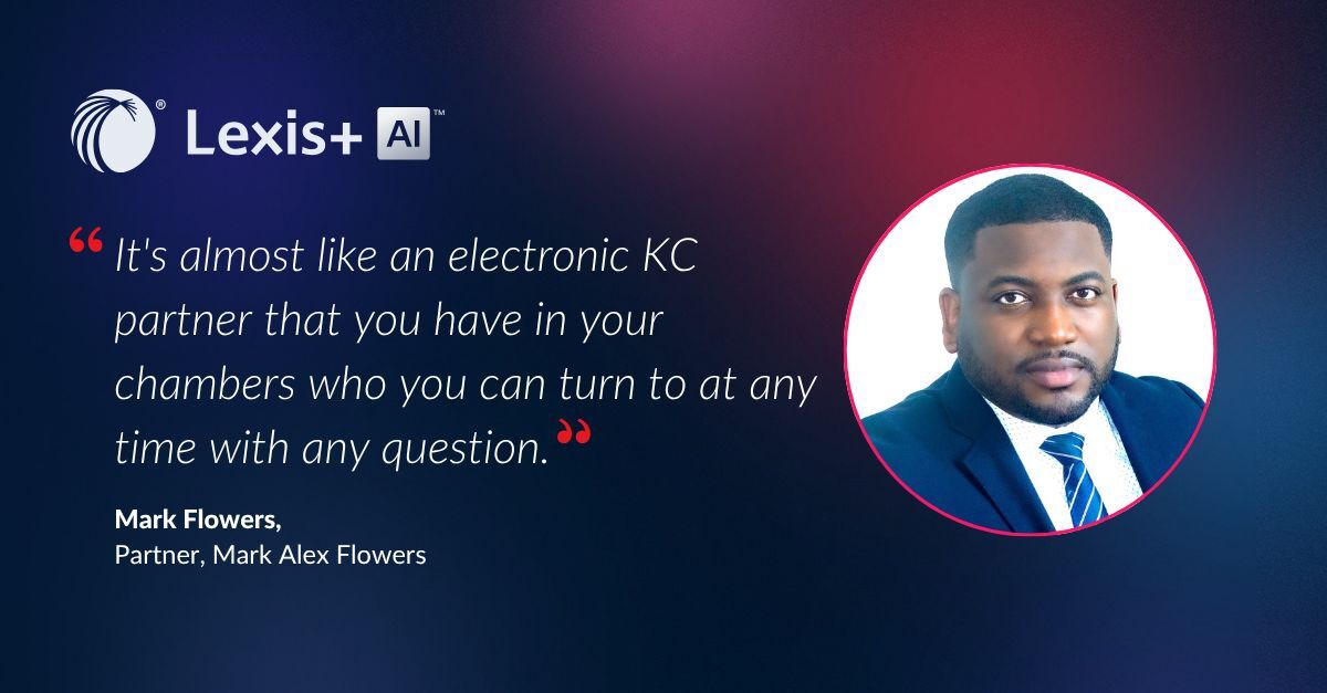 Too much on your legal plate? 
Caribbean attorneys like Mark cut drafting &amp; skeleton arguments time in half with Lexis+ AI. Smarter research, faster drafting, trusted insights.

Book a demo: info.lexis.ae/lexislus-ai-bo…

#LegalTech #LexisPlusAI