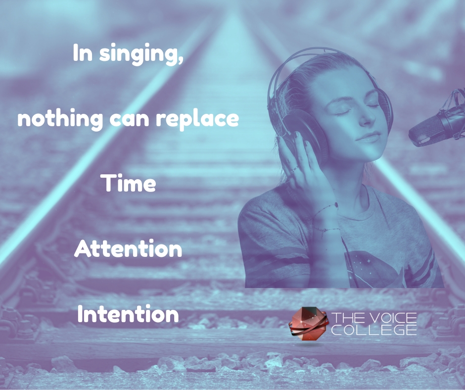 In singing, as well as in teaching, you're not going to be 'the greatest' right off the bat. And that's OK. 

For great results, it's all about the process. 

#processnotproduct