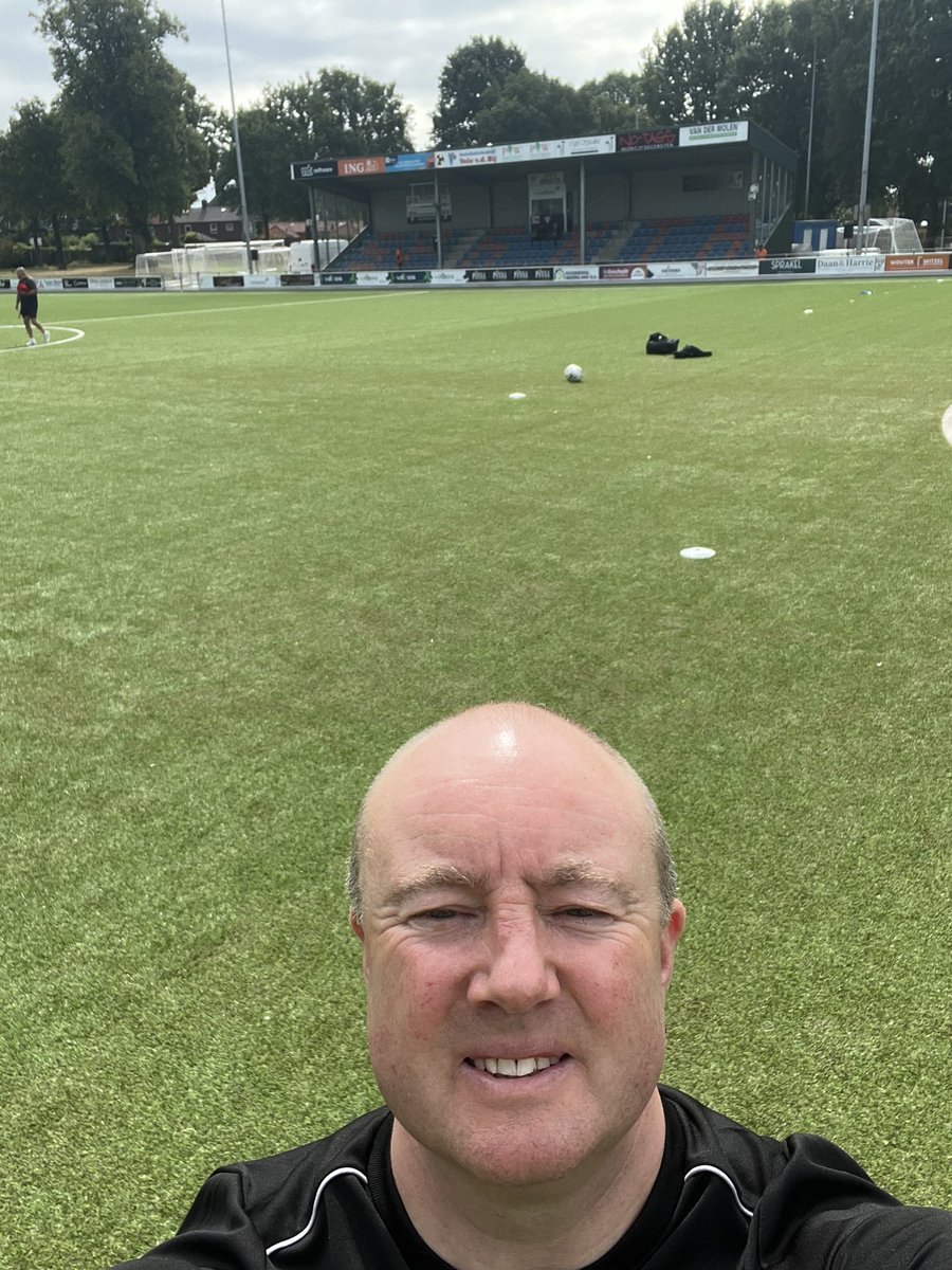 Champions League Phase 2 Game 1 v Breidablik (Iceland) at Sportpark Schreurserve 🇳🇱- here we go ⚫️🔵⚽️💪