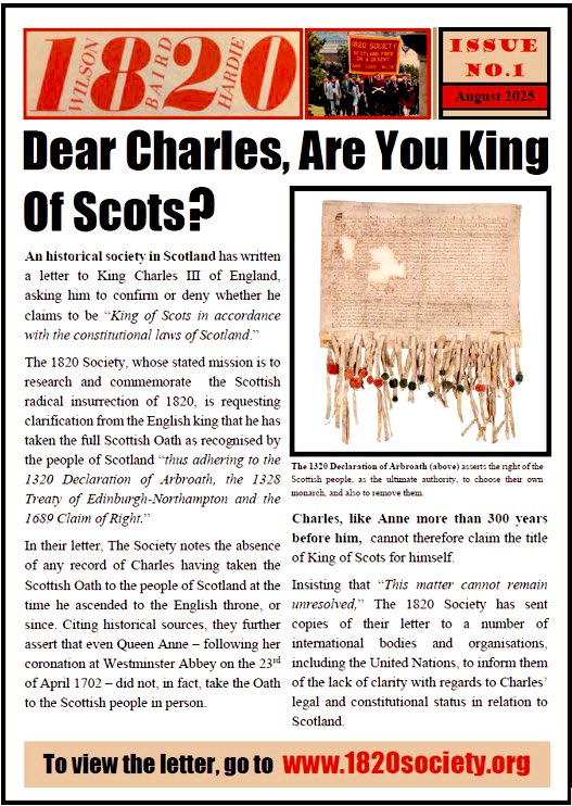 Are you really King of Scots, Charles?