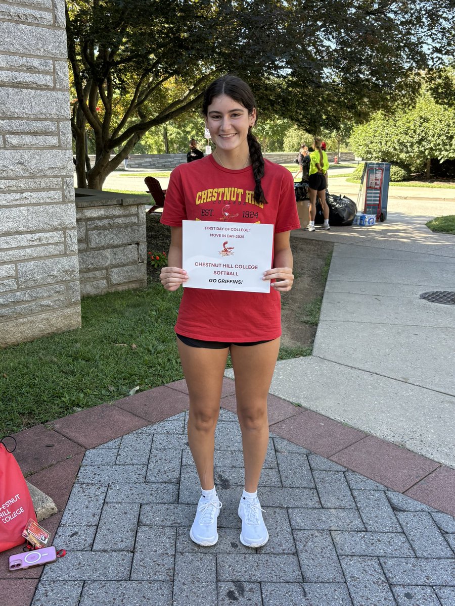 Last set of  Freshies:  welcome to The Hill Hannah, Nicole, Moira, and Kassidy.  <a href="/CHCAthletics/">Chestnut Hill College Athletics</a>