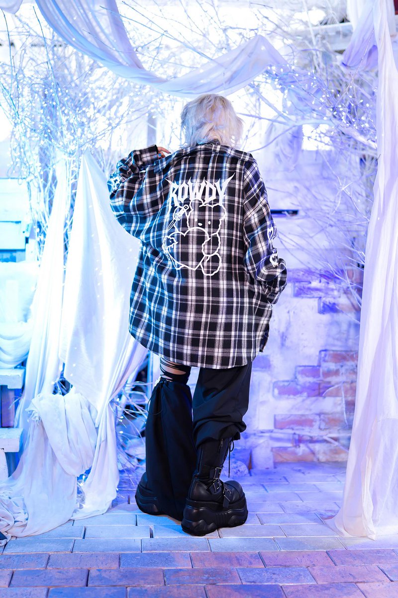 LISTEN FLAVOR 】 🧸 好評発売中 🧸 クレイジーベア チェックシャツ