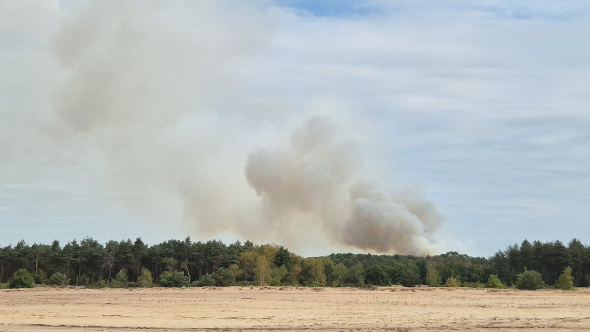 Grote brand Oirschotse Heide