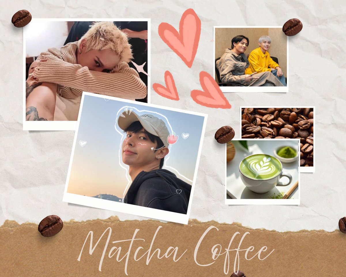 KatSukeLlua's tweet image. MATCHA COFFEE,
a #KenTin AU

Matcha and Coffee: both bitter in taste—but with a little earthy flavor and lots of sugar, together— the result is phenomenal; therefore bittersweet.