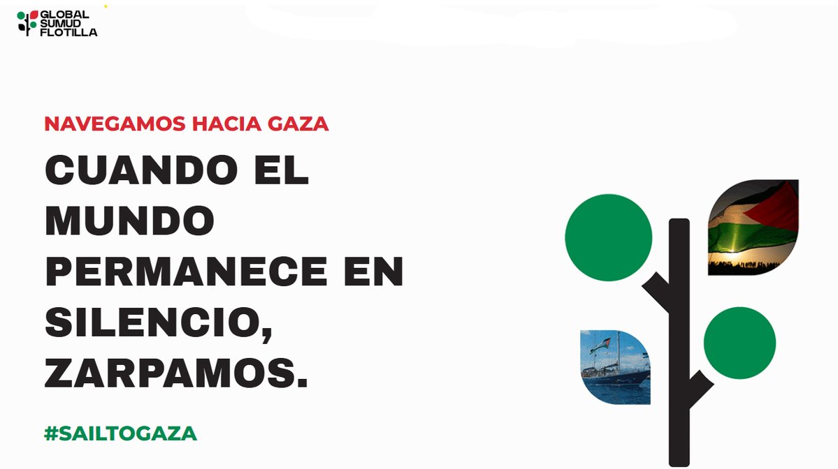 attac_cat's tweet photo. Aquest diumenge 31 d'agost dotzenes de vaixells de la #GlobalSumudFlotilla salparan des del port de Barcelona per trencar el bloqueig de #Gaza, obrir un corredor humanitari i exigir la fi del genocidi palestí. 
 #AturemElGenocidi 
#FreePalestine 
#BoicotIsrael https://t.co/FQABBwjeYu