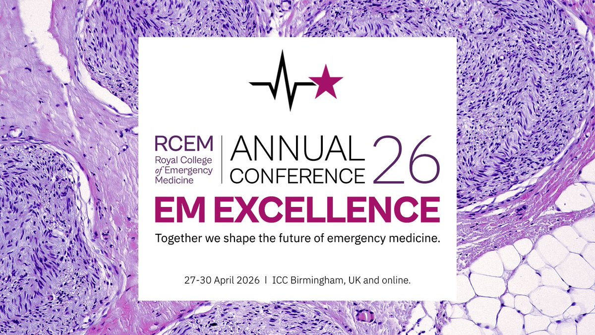 Royal College of Emergency Medicine (@rcollem) on Twitter photo The first edition of the Annual Conference 26 programme has landed! 🚀
👀 Have you checked it out yet? rcem.ac.uk/flagship/progr…
Remember to book your place before 30 Sept to secure a super early bird 20% discount on standard rates! 🐦🎟️ The first edition of the Annual Conference 26 programme has landed! 🚀
👀 Have you checked it out yet? rcem.ac.uk/flagship/progr…
Remember to book your place before 30 Sept to secure a super early bird 20% discount on standard rates! 🐦🎟️
