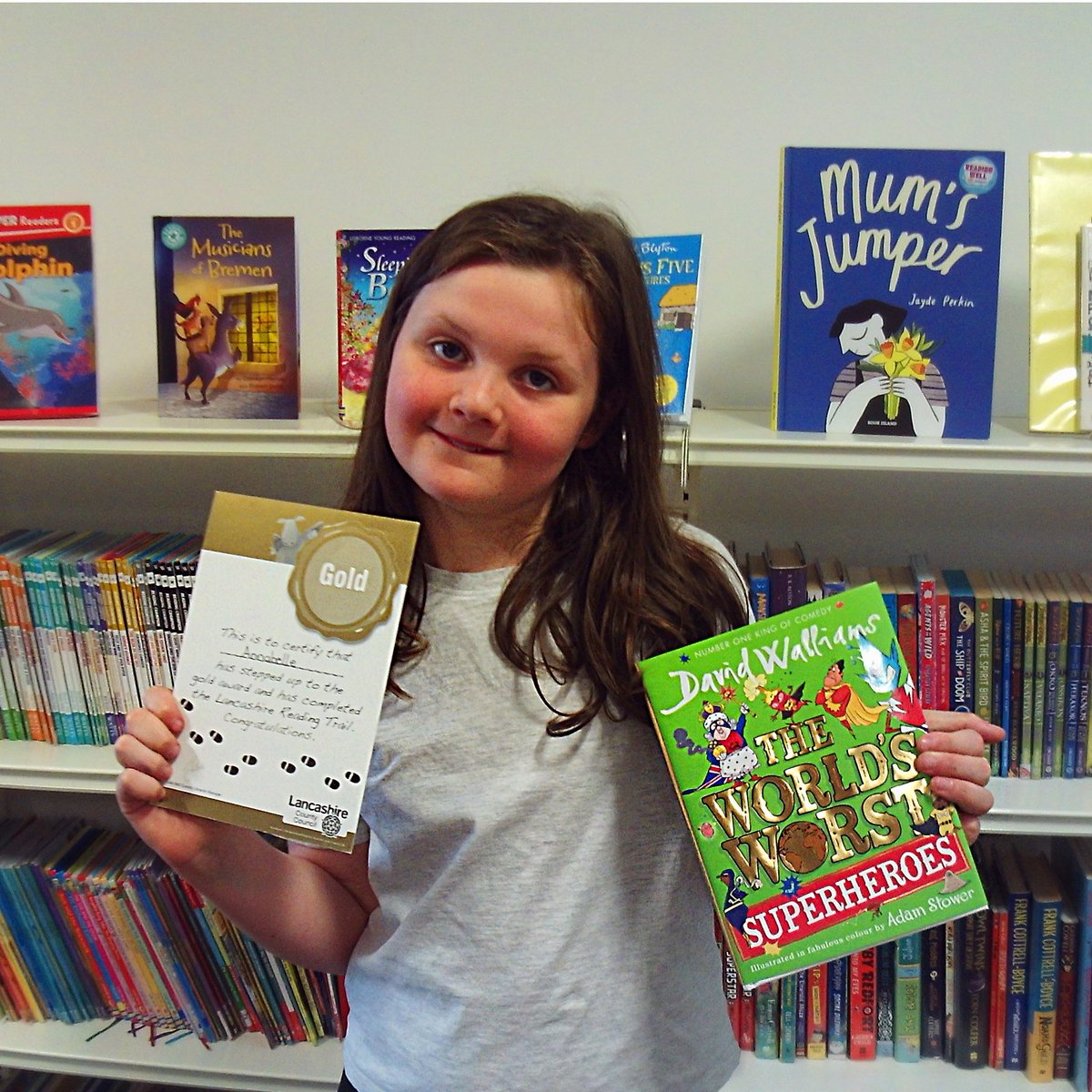 LancsLibraries's tweet image. Congratulations to Annabelle from everyone at #EcclestonLibrary for achieving her Gold Award for the #LancsReadingTrail and reading 50 books!
Well done Annabelle - we are very proud of you!