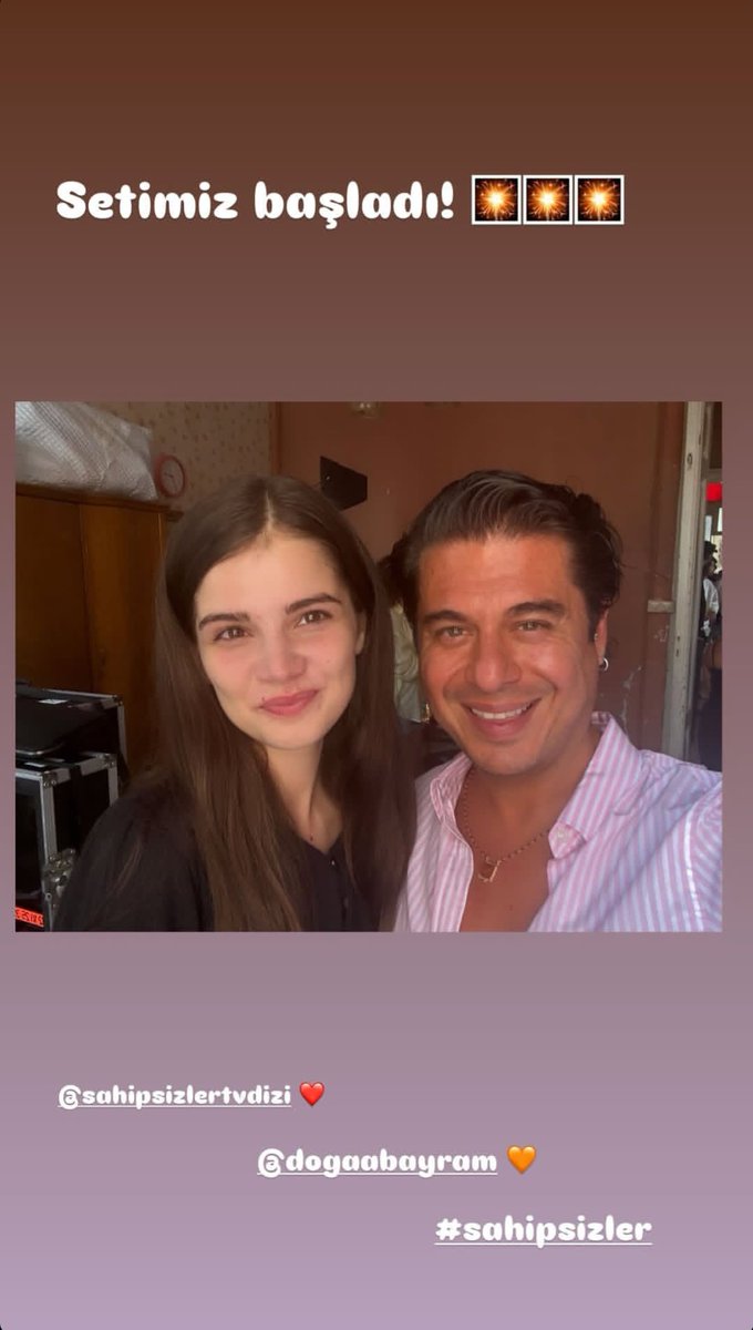 @/cemkarcı iG hikayesinden #DoğaBayram 

Setimiz başladı! 🎇🎇🎇