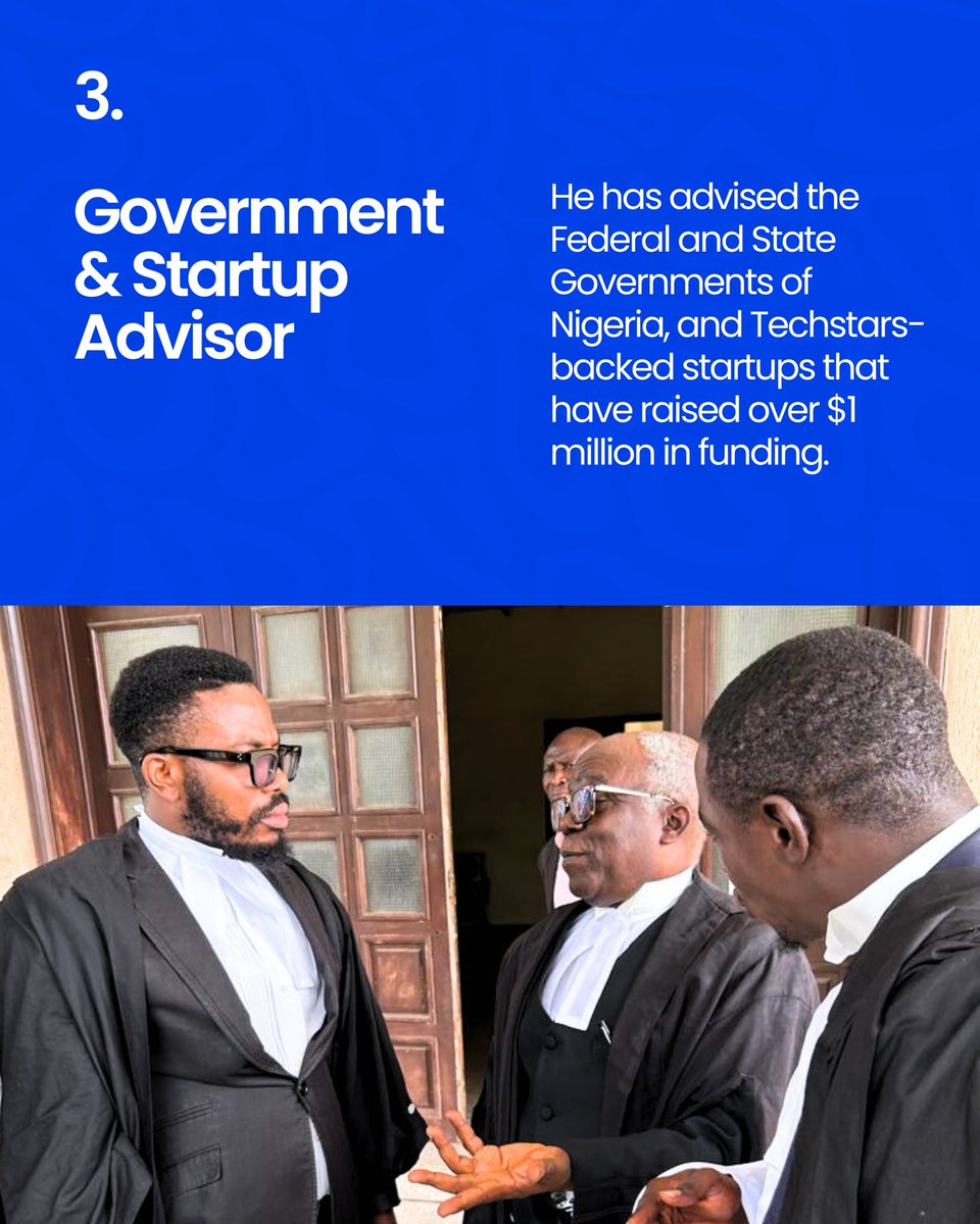 Landsafe (@landsafe_ng) on Twitter photo What does it take to build Nigeria’s #1 Real Estate Verification Service?
Courage. Grit. And a passion to protect investor’s cash.
Here are 5 Facts about <a href="/savvybarrister/">Temi Dosumu</a>, the veteran lawyer and techie steering the LandSafe ship. What does it take to build Nigeria’s #1 Real Estate Verification Service?
Courage. Grit. And a passion to protect investor’s cash.
Here are 5 Facts about <a href="/savvybarrister/">Temi Dosumu</a>, the veteran lawyer and techie steering the LandSafe ship.