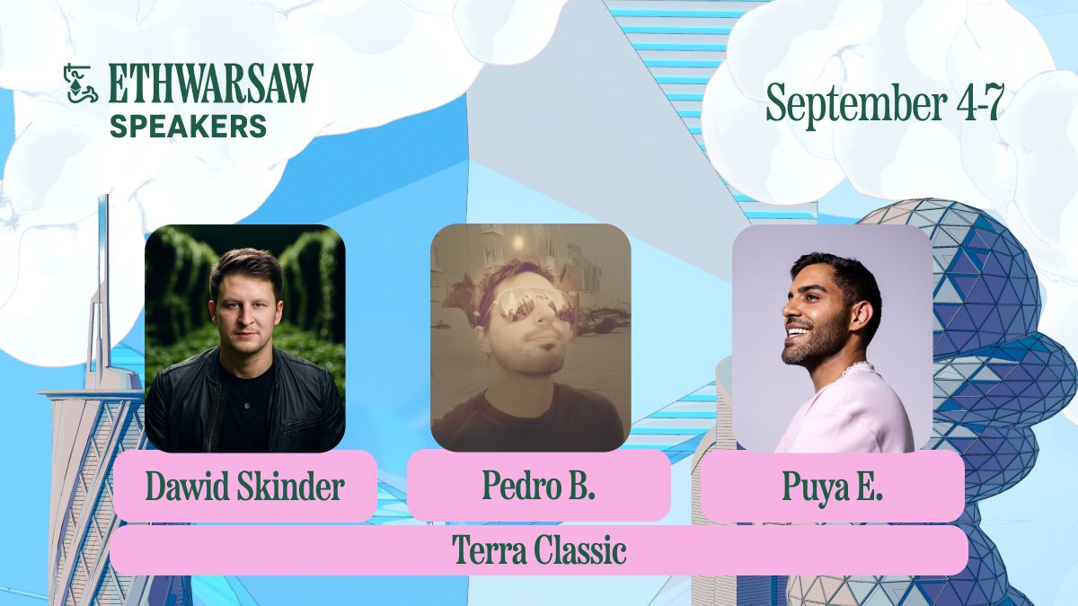 ETHWarsaw's tweet image. 💸 Spakers reveal: financial freedom track

Most wrote Terra off after the 2022 collapse. They didn’t stick around for what happened next.

@DawidSkinder,  @luna_lover69 and @VegasMorph will walk us through how the Terra Classic community rebuilt without VC money or a central…