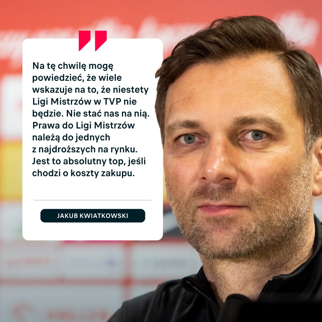 🗣️ "Nie stać nas ..."

Dyrektor TVP Sport o ⚽ Lidze Mistrzów w 📺 TVP.

ℹ️ Przegląd Sportowy Onet

#ChampionsLeague
#UCL