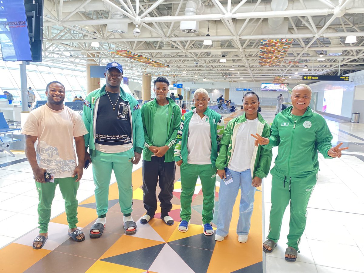 More than athletes, we are vessels of hope for our country 🇳🇬.  
Team Nigeria heading to India for the Commonwealth Championship 2025.

We Pray for strength, safety, and victory. Ameen