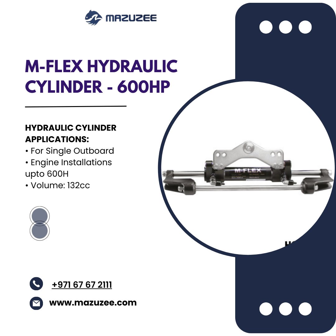 uae_mazuzee's tweet image. Our Hydraulic Cylinder is specially made for single outboard engine installation up to 600HP, it is a unit that gives you high &amp;amp; consistent performance for marine application.
Visit: mazuzee.com/index.php?rout…
#HydraulicCylinder #OutboardEngine #MarineEquipment #Hydraulics #Mazuzee