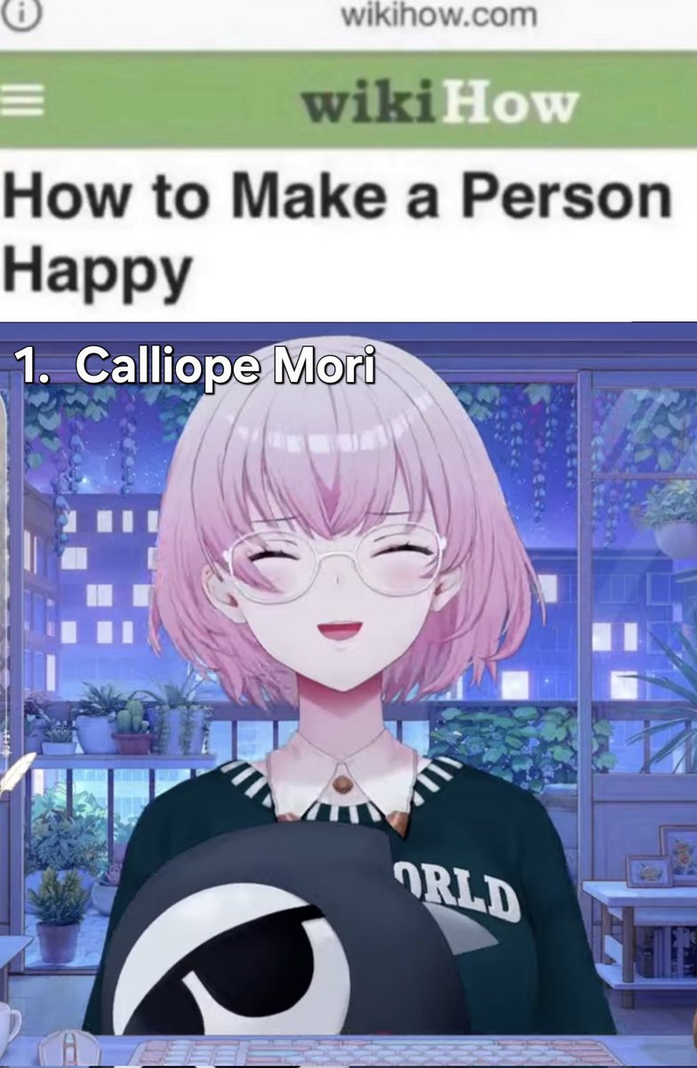 Zekenator_77's tweet image. 「How to be happy」
  Ｍｏｒｉ　Ｃａｌｌｉｏｐｅ