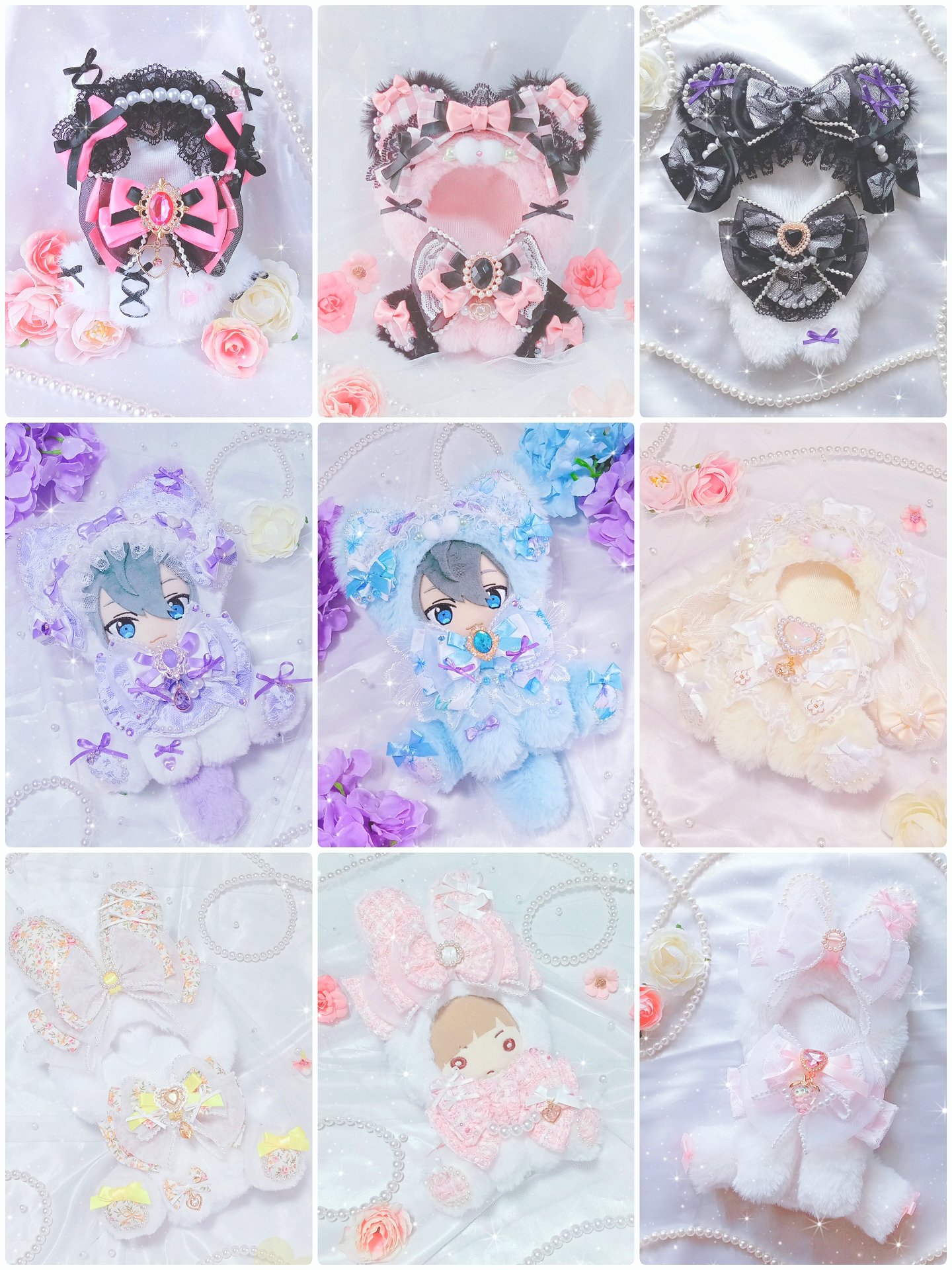 かな♡ぬい服 あんスタ♥コスマス ぬい服︎♥12cm-14cm♥天使♥バッグチャーム