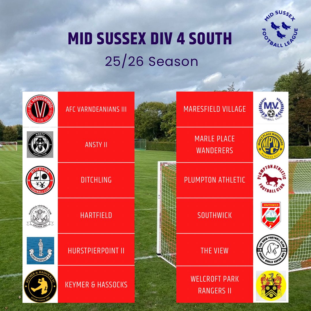 Ditchling FC (@ditchling_fc) on Twitter photo We are counting down the days until next weekends league opener, here are the teams competing in this seasons division!
Training continues this Thursday at Belmont Close, Hassocks @ 7pm, anybody is welcome to come along!
#football #sussexfootball <a href="/midsussexleague/">Official Mid Sussex Football League ⚽️</a> #ditchling We are counting down the days until next weekends league opener, here are the teams competing in this seasons division!
Training continues this Thursday at Belmont Close, Hassocks @ 7pm, anybody is welcome to come along!
#football #sussexfootball <a href="/midsussexleague/">Official Mid Sussex Football League ⚽️</a> #ditchling