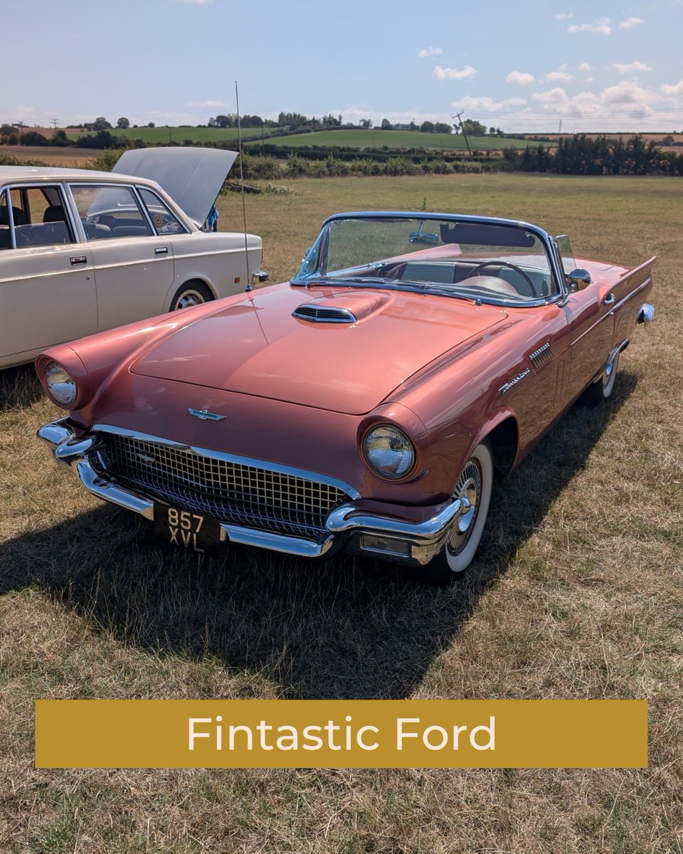 autobunker_OG's tweet image. With thunder in the weather forecast today, it&apos;s time to post this lovely 1957 Ford Thunderbird. The more we get to know about 1950s American cars, the more we love! #ford #thunderbird #tbird #convertible #pinkcar #classiccars #1950s #automobile #americana