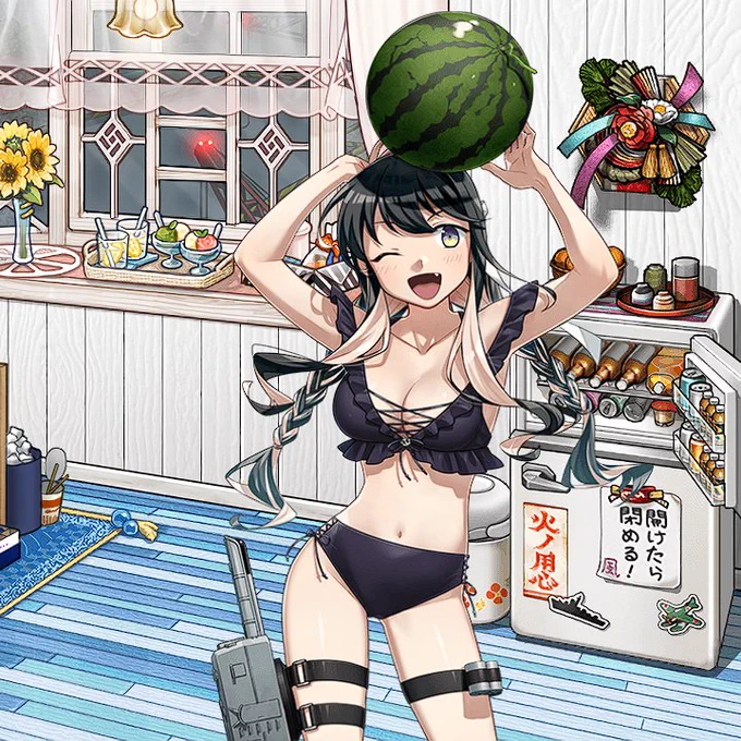 完全なる奇襲であった 12年という月日はあのやんちゃでありながら 根は乙女な女の子が ついに肌を見せるには十分な年月であった これでルーズベルト大統領も呉観光を堪能することであろう この戦争の終わりも近い