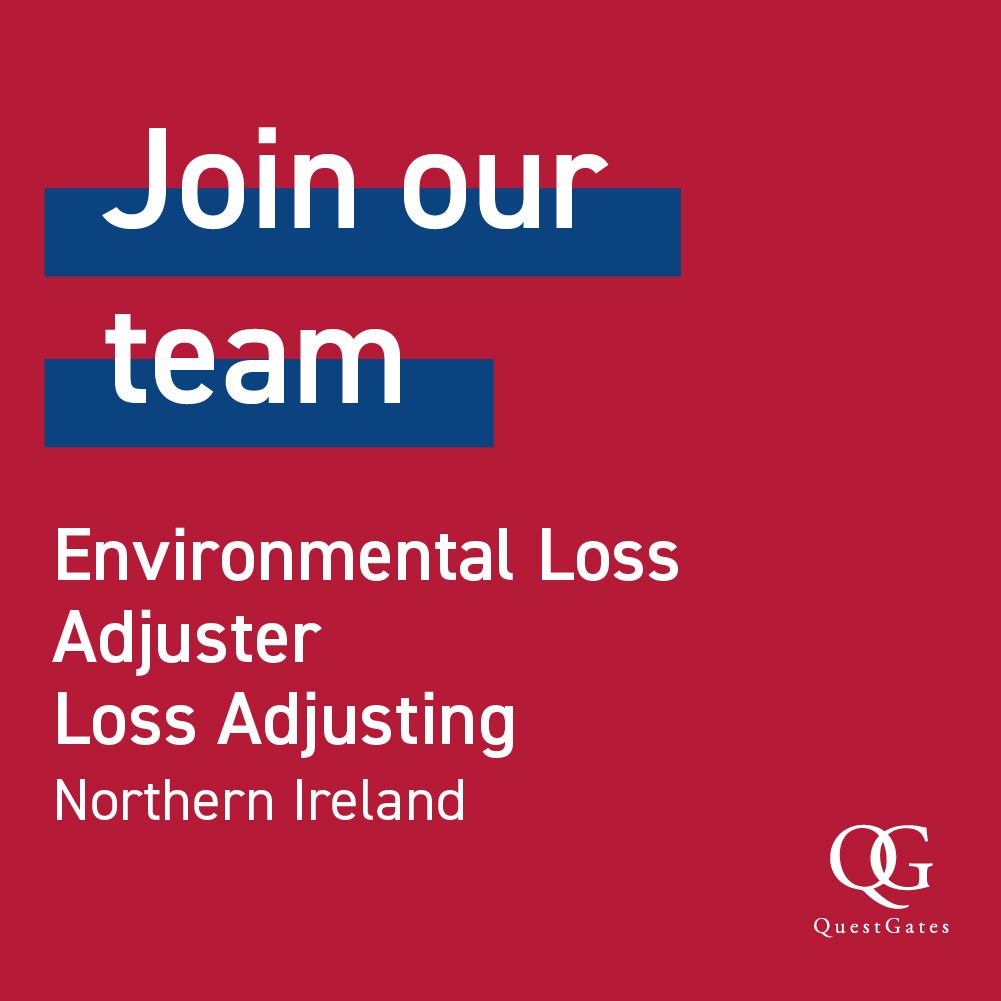 QuestGates (@questgates) on Twitter photo We are looking to recruit an Environmental Loss Adjuster within our Loss Adjusting division, managing environmental claims across Northern Ireland. Find out more here: questgates.co.uk/wp-content/upl… We are looking to recruit an Environmental Loss Adjuster within our Loss Adjusting division, managing environmental claims across Northern Ireland. Find out more here: questgates.co.uk/wp-content/upl…